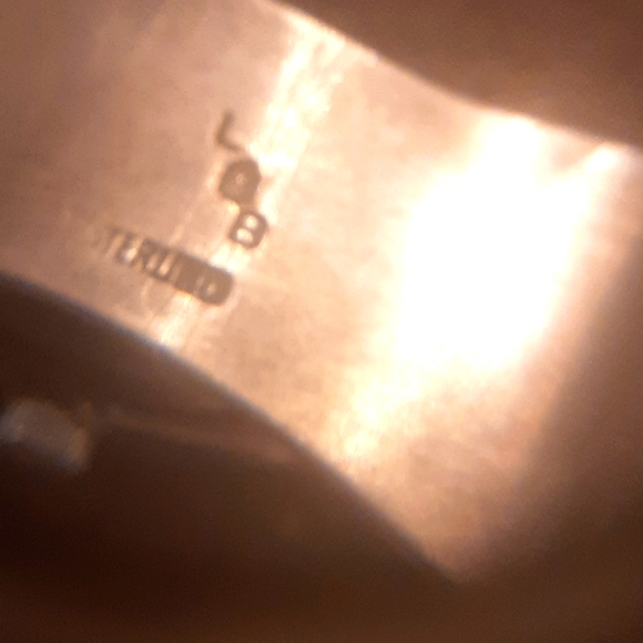 MCM sterling amythest watch band, signed - Picture 3 of 5